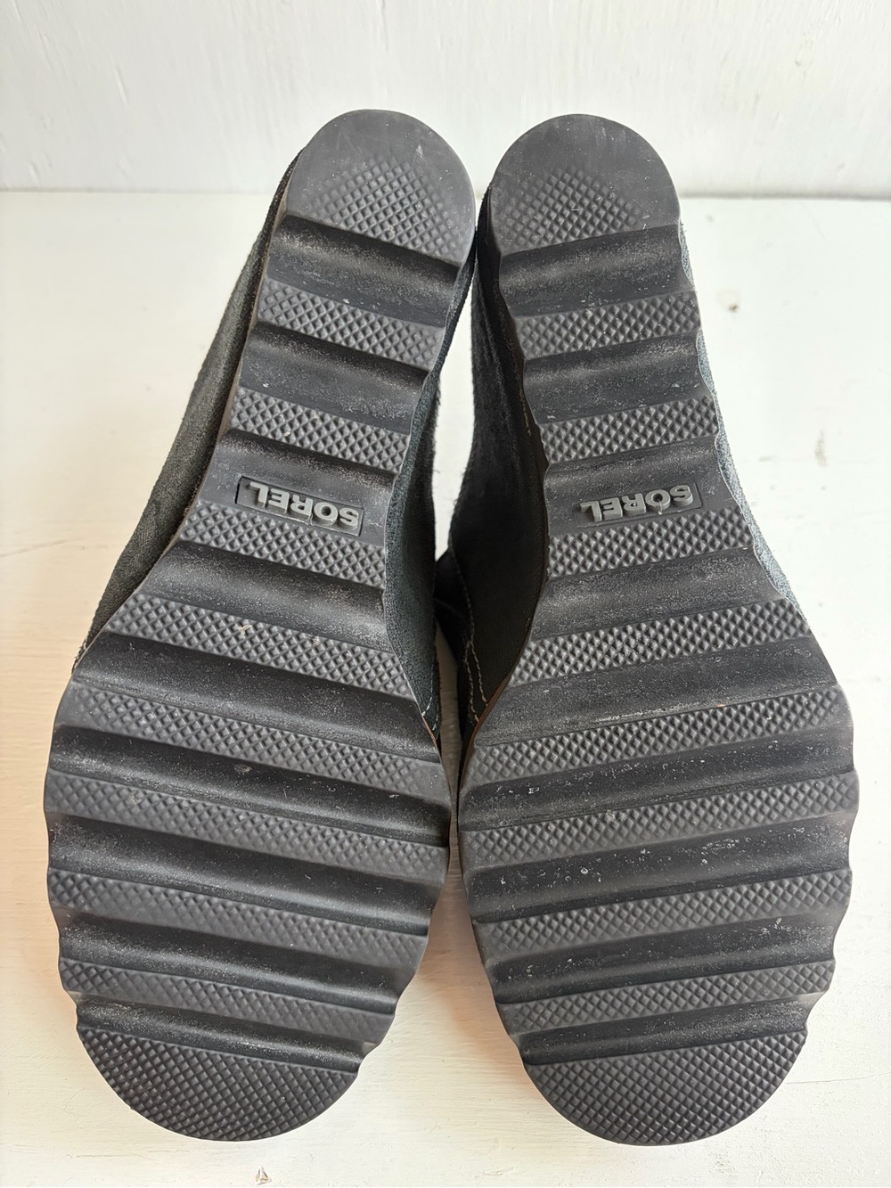 Sorel Joanie Mule II Leather Wedge Sandals – Black - Picture 3 of 9